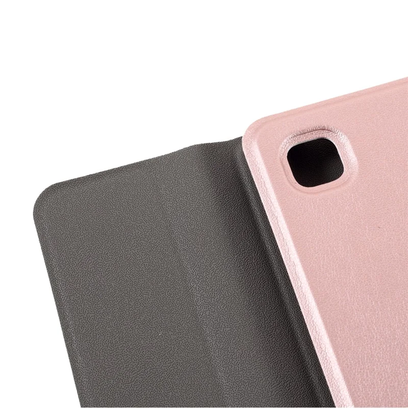 Bluetooth-compatible Backlight Keyboard Leather Stand Cover for Samsung Galaxy Tab S6 Lite 10.4 (2020) P610 P615 / (2022) / (2024) - Rose Gold
