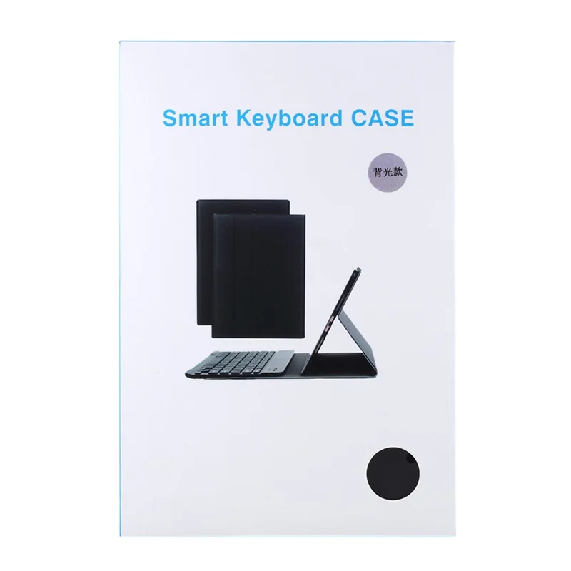 Bluetooth Backlight Keyboard Stand Stand Shell Para Lenovo Xiaoxin Tab Pro J606F 11.5-pulgada - Negro