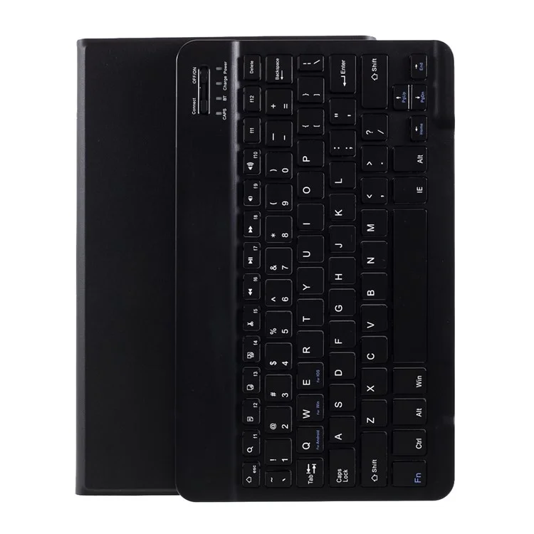 Bluetooth-клавиатура с кожаным чехлом-подставкой для Lenovo Tab M10 HD Gen 2 X306F - черный