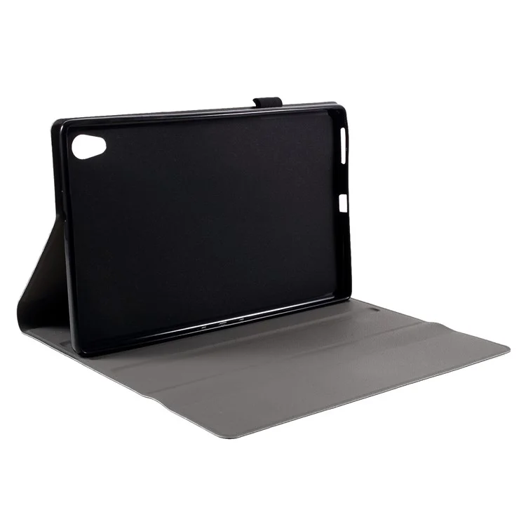 Case de Cubierta de Cuero de Teclado Bluetooth Para Lenovo Tab M10 HD Gen 2 X306F - Negro