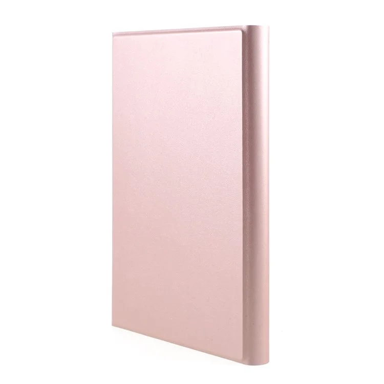 Bluetooth-compatible Backlight Keyboard Leather Stand Case for Lenovo Tab M10 HD Gen 2 X306F - Rose Gold