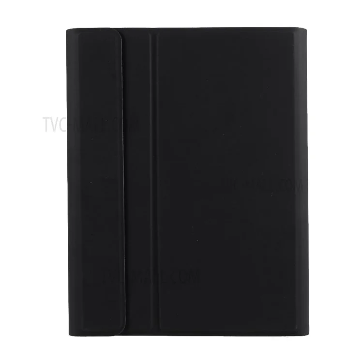 Skin Texture Leather Case+Bluetooth-compatible Keyboard with Backlit for iPad Mini 2/iPad Mini/iPad Mini 4/iPad Mini (2019) 7.9 inch - Black
