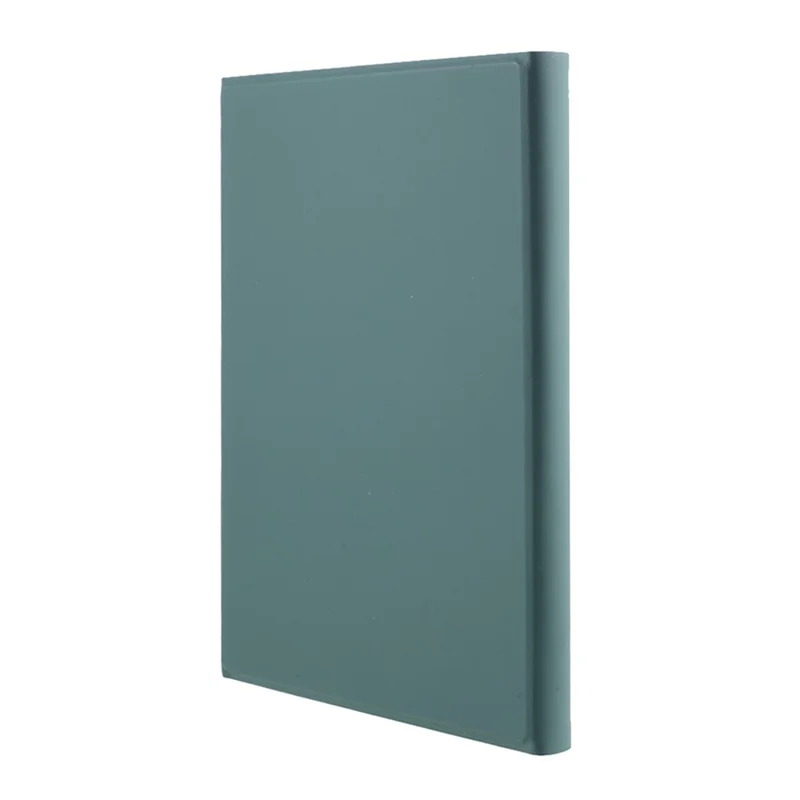 Skin Texture Leather Case+Bluetooth-compatible Keyboard with Backlit for iPad Mini 2/iPad Mini/iPad Mini 4/iPad Mini (2019) 7.9 inch - Dark Green