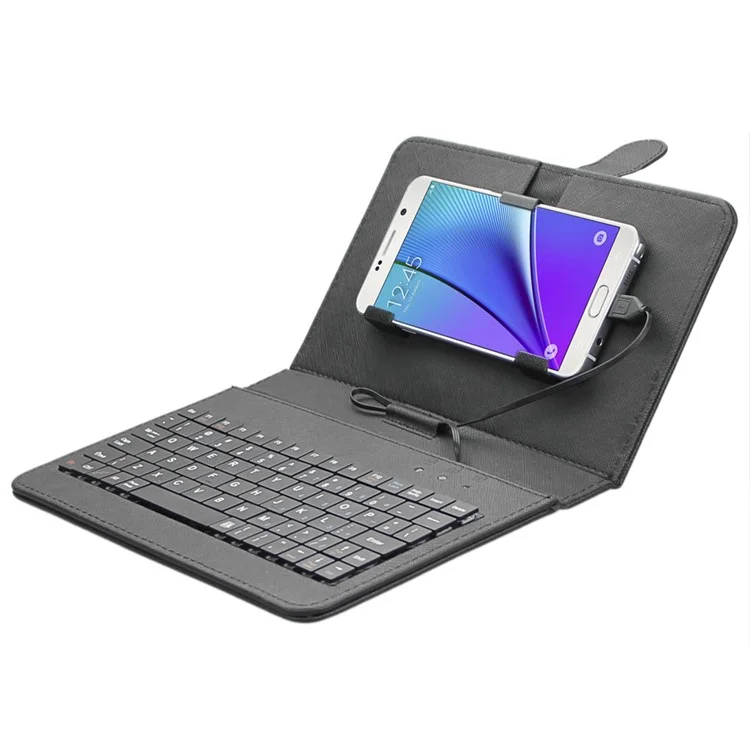 ENKAY Wired Bluetooth Keyboard for Android Smartphones - Black