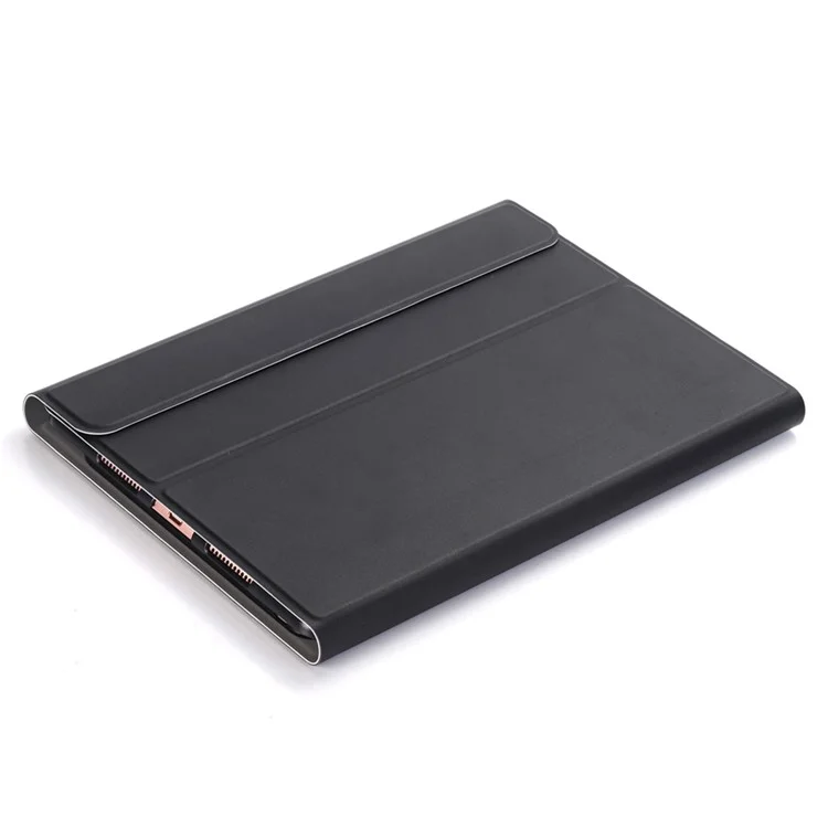 A11-A Custodia in pelle con tastiera Bluetooth per iPad Pro 11 pollici (2018) (2020) (2021) (2022) / iPad Air 11 (2024) / Air (2022) / (2020) - Nero
