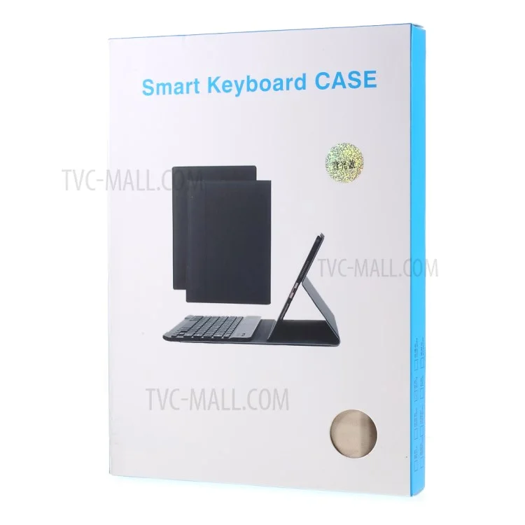 A220S 2 en 1 Bluetooth Keyboard Stand Cape de Caparazón de Cuero Inteligente Con Luz de Fondo Para Samsung Galaxy Tab A7 Lite 8.7 Pulgadas T220/T225 - Oro