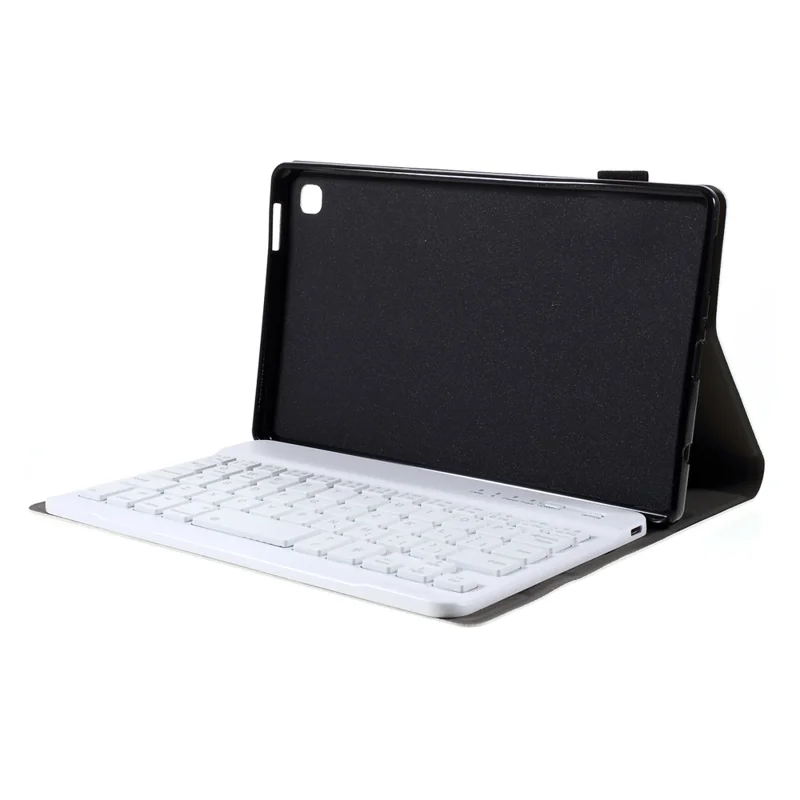A220S 2 in 1 Bluetooth Keyboard Stand Smart Leather Tablet Shell Case with Backlight for Samsung Galaxy Tab A7 Lite 8.7-inch T220/T225 - Rose Gold