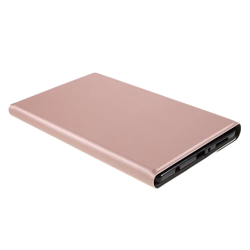 A220S 2 in 1 Bluetooth Keyboard Stand Smart Leather Tablet Shell Case with Backlight for Samsung Galaxy Tab A7 Lite 8.7-inch T220/T225 - Rose Gold
