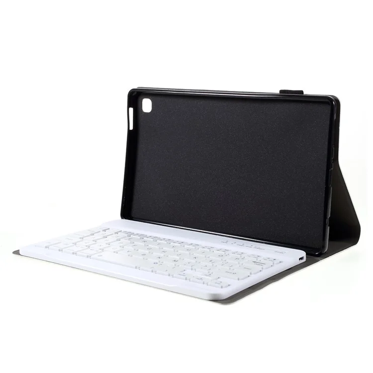 Teclado Bluetooth A220 Capa Protetora de Couro para Tablet Samsung Galaxy Tab A7 Lite 8.7 polegadas T220/T225 - Rose Gold