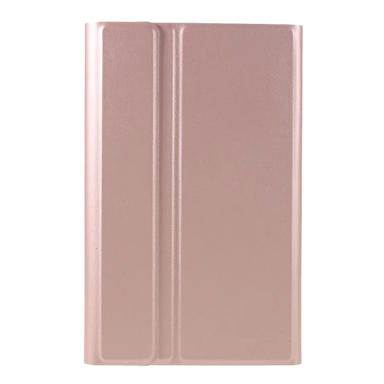 Teclado Bluetooth A220 Capa Protetora de Couro para Tablet Samsung Galaxy Tab A7 Lite 8.7 polegadas T220/T225 - Rose Gold