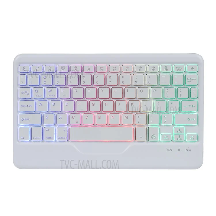 Étui en cuir avec clavier Bluetooth pour iPad Pro 11 pouces (2022 / 2021 / 2020 / 2018) / Air 11 (2024) / Air (2022) / (2020) - Multicolore