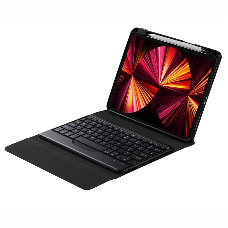 B011 Bluetooth-Compatible Keyboard Case  for iPad Air 11 (2025) / (2024) / Pro 11 (2022 / 2021 / 2020 / 2018) / Air (2022) / (2020) - Black