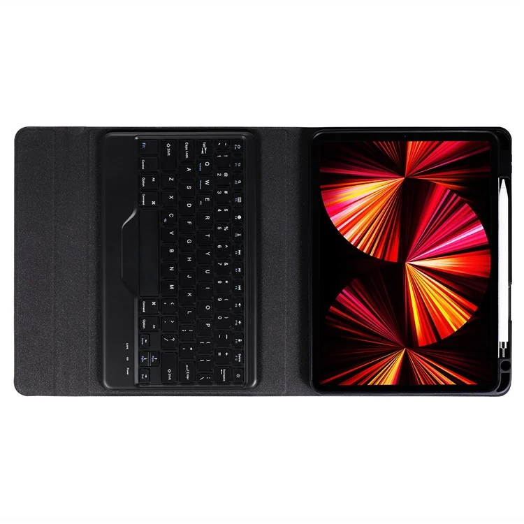B011 Bluetooth-Compatible Keyboard Case  for iPad Air 11 (2025) / (2024) / Pro 11 (2022 / 2021 / 2020 / 2018) / Air (2022) / (2020) - Black