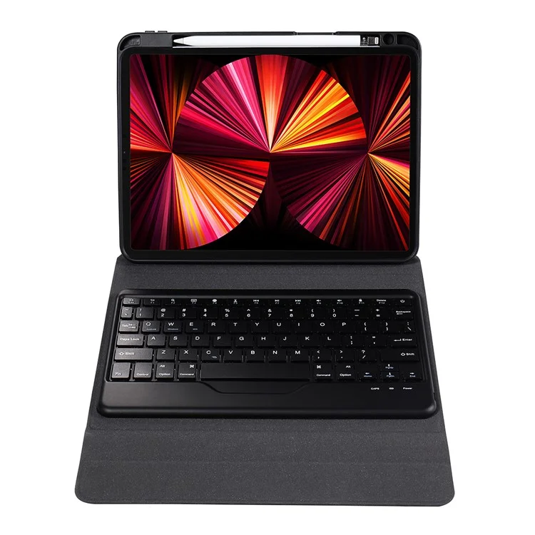 B011 Bluetooth-Compatible Keyboard Case  for iPad Air 11 (2025) / (2024) / Pro 11 (2022 / 2021 / 2020 / 2018) / Air (2022) / (2020) - Black