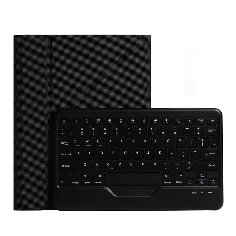 B09 Leather Cover Shell + Wireless Bluetooth Keyboard Combo Set for iPad 10.2 (2021)/(2020)/(2019)/Pro 10.5-inch (2017)/Air 10.5 inch (2019) - Black