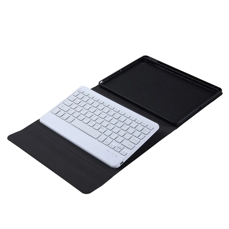 B09 Leather Cover Shell + Wireless Bluetooth Keyboard Combo Set for iPad 10.2 (2021)/(2020)/(2019)/Pro 10.5-inch (2017)/Air 10.5 inch (2019) - Purple