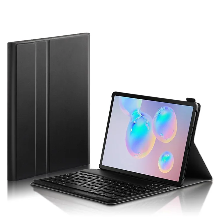 Ajiuyu Qualität Lederschutzschale Mit Drahtloser Bluetooth -tastatur Für Samsung Galaxy Tab S6