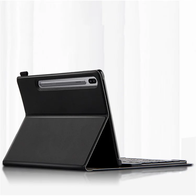 Ajiuyu Qualität Lederschutzschale Mit Drahtloser Bluetooth -tastatur Für Samsung Galaxy Tab S6