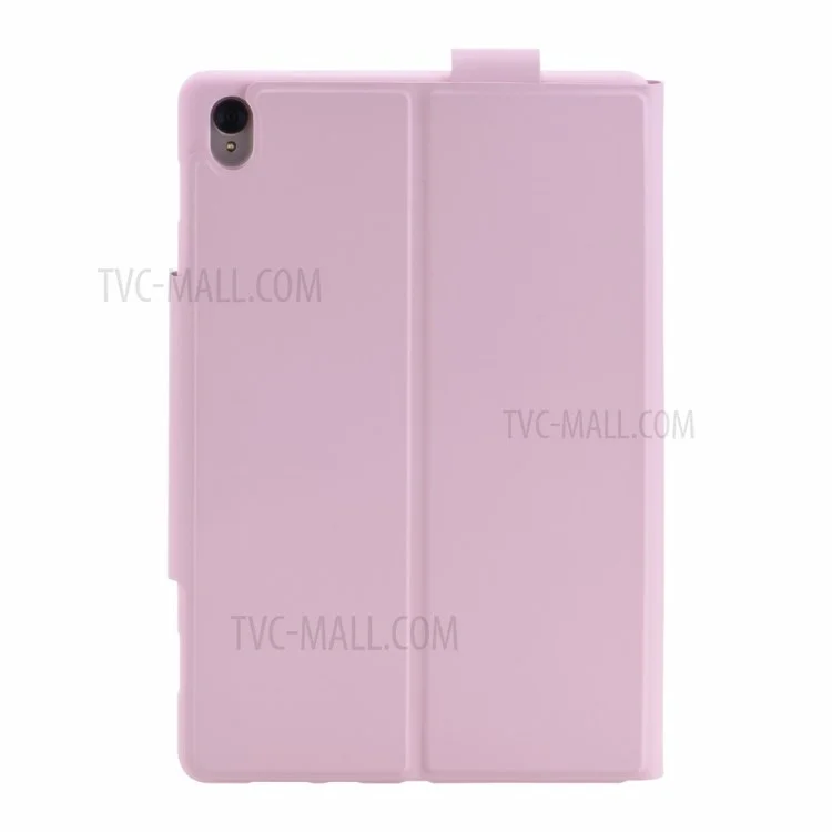 T1083 TPU Inner Case Magnetic Clasp Wireless Bluetooth-compatible Keyboard Leather Protective Case with Pen Loop for Huawei MatePad 10.8 (2020)/MediaPad M6 10.8-inch - Pink