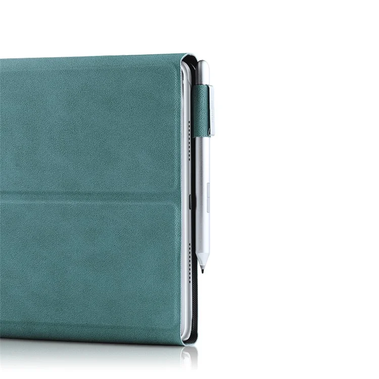 Wireless Bluetooth-compatible Keyboard + Leather Tablet Cover Shell for Huawei MatePad 11 (2021) - Green