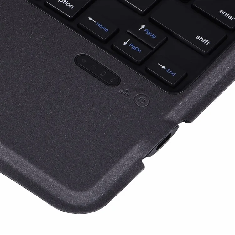 1096 Lightweight Wireless Bluetooth Keyboard + Smooth Leather Protective Cover Case for iPad 10.2 (2021)/(2020)/(2019)/Air 10.5 inch (2019)/Pro 10.5-inch (2017)