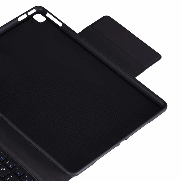 1092 Teclado Bluetooth Sem Fio do Sono Automático + Cover de Proteção de Couro Requintado Para Ipad 10.2 (2021)/(2020)/(2019)/Air 10,5 Polegadas (2019)/Pro 10,5 Polegadas (2017)