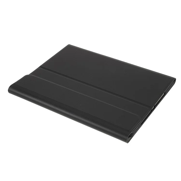 A07BS Ultra Mince Étui en Cuir Clavier Bluetooth Détachable Avec Emplacement à Stylo et Rétro-éclairé Pour Ipad Air / Air 2 / Pro 9.7 (2016) /9.7 (2017) / (2018) - le Noir