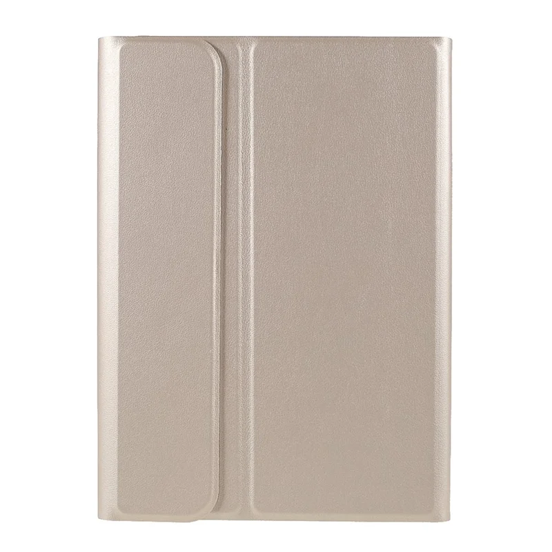 A06 Ultra Slim Smart Bluetooth-compatible Keyboard with Leather Stand Case for iPad mini (2021)/iPad mini 6 - Gold