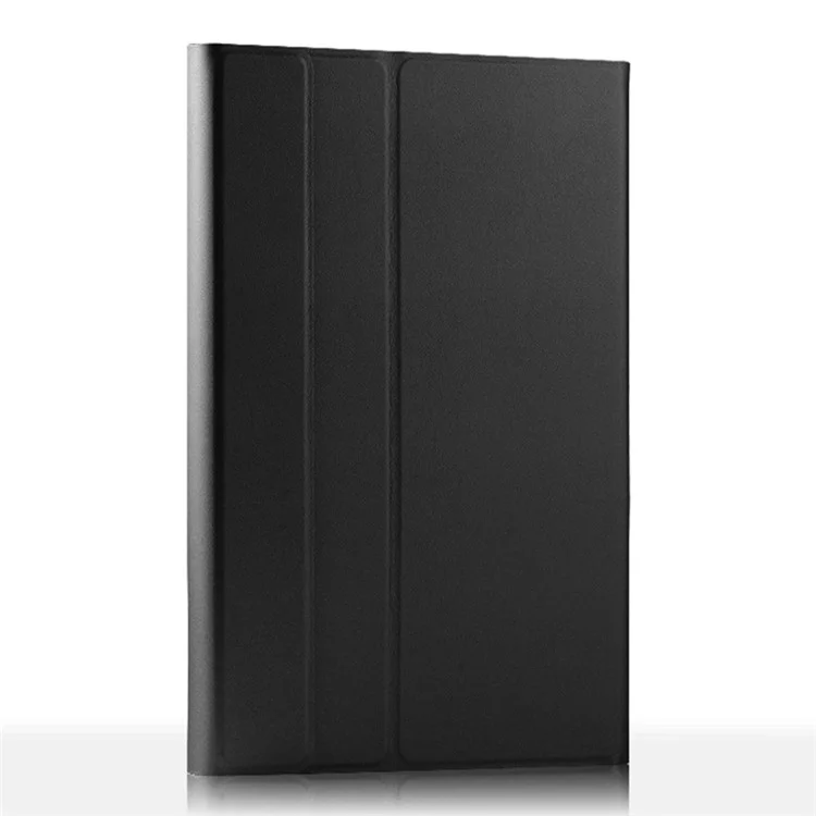 Leather Tablet Stand Case with Wireless Bluetooth-compatible Keyboard for Samsung Galaxy Tab A 10.1 (2019) T510 - Black