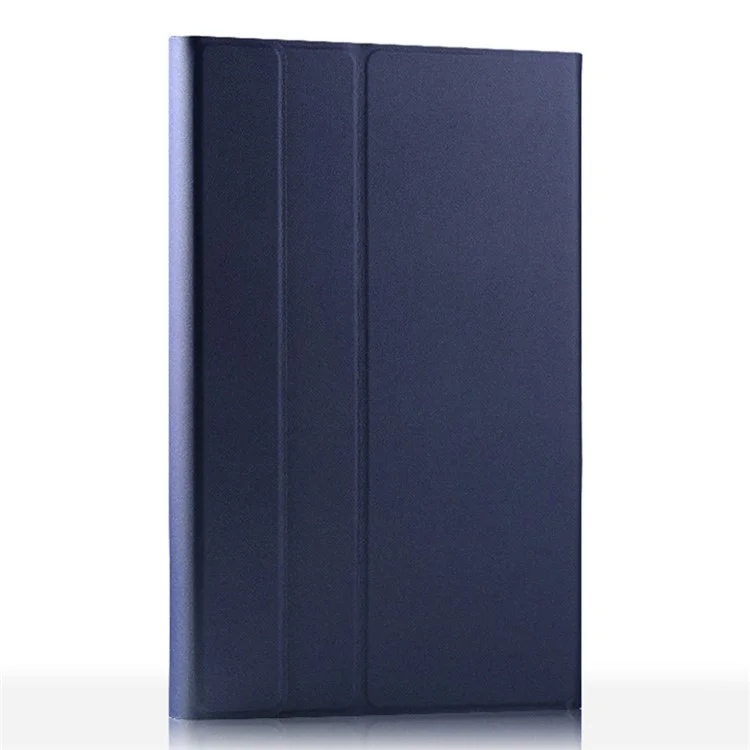 Leather Tablet Stand Case with Wireless Bluetooth-compatible Keyboard for Samsung Galaxy Tab A 10.1 (2019) T510 - Blue