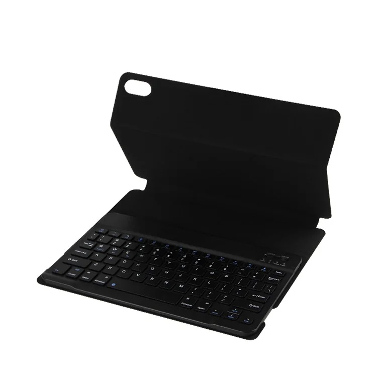 AJIUYU per OPPO Pad tastiera Bluetooth wireless + custodia in pelle color caramella - Nero