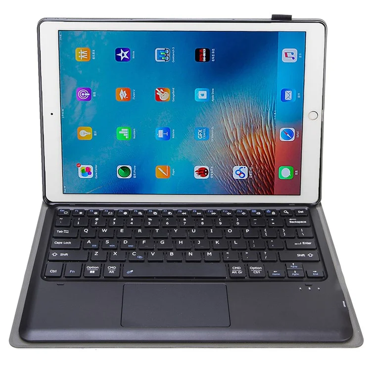 A129-A Per iPad Pro 12.9 pollici 2015 / 2021 Custodia per Tablet con Supporto Regolabile, Tastiera Bluetooth Staccabile e Cover Protettiva