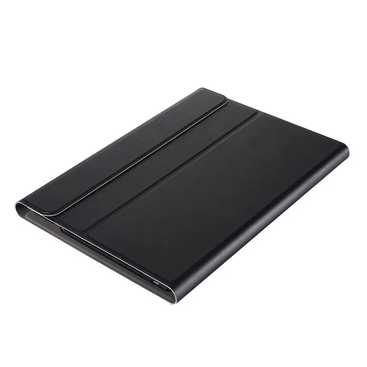 A700 per Samsung Galaxy Tab S8 (2021) SM-X700 / X706 Custodia protettiva in pelle ultrasottile con supporto + Tastiera Bluetooth - Nero