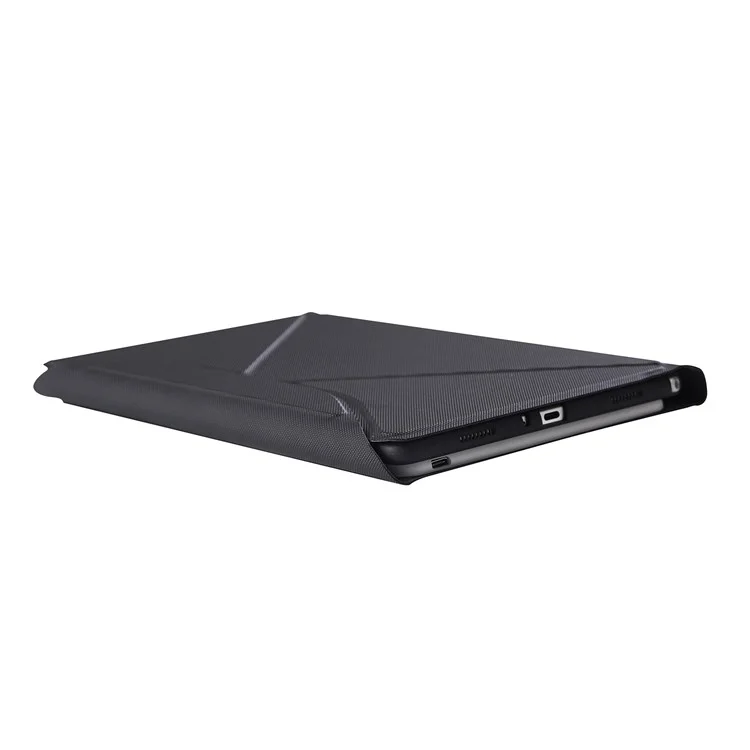 BM20 Für Lenovo Tab M10 Plus (Gen 3) TB-125FU Leder Schutzcase + Bluetooth-Tastatur mit Dreiecksständer und integriertem Stiftfach - Schwarz