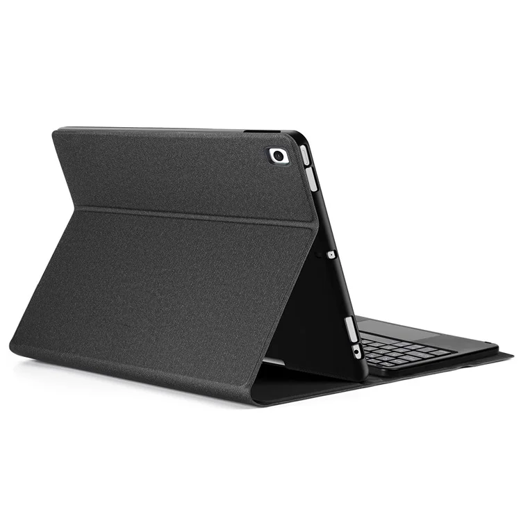 Dux Ducis Para IPad 10.2 (2021)/(2020)/(2019) Case De Cuero De Soporte Ajustable Case De Cuero Desmontable Bluetooth Touchpad Keyboard