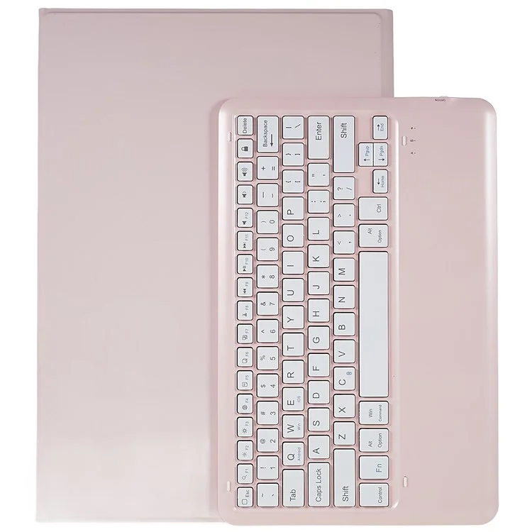 T900B Clavier Bluetooth Étui en cuir amovible pour Samsung Galaxy Tab S10 Ultra / S9 Ultra / S8 Ultra - Rose / Rose + Blanc