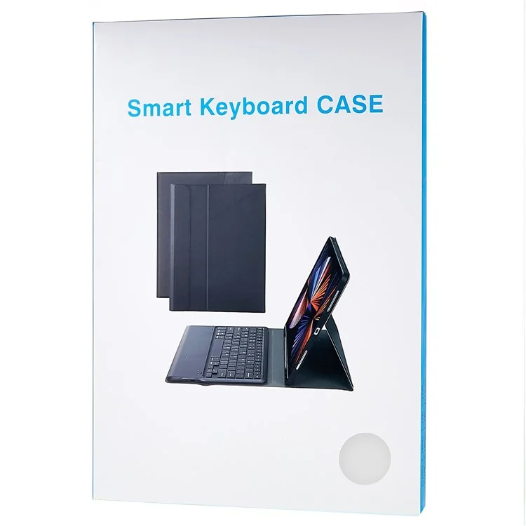 T900B Clavier Bluetooth Étui en cuir amovible pour Samsung Galaxy Tab S10 Ultra / S9 Ultra / S8 Ultra - Rose / Rose + Blanc