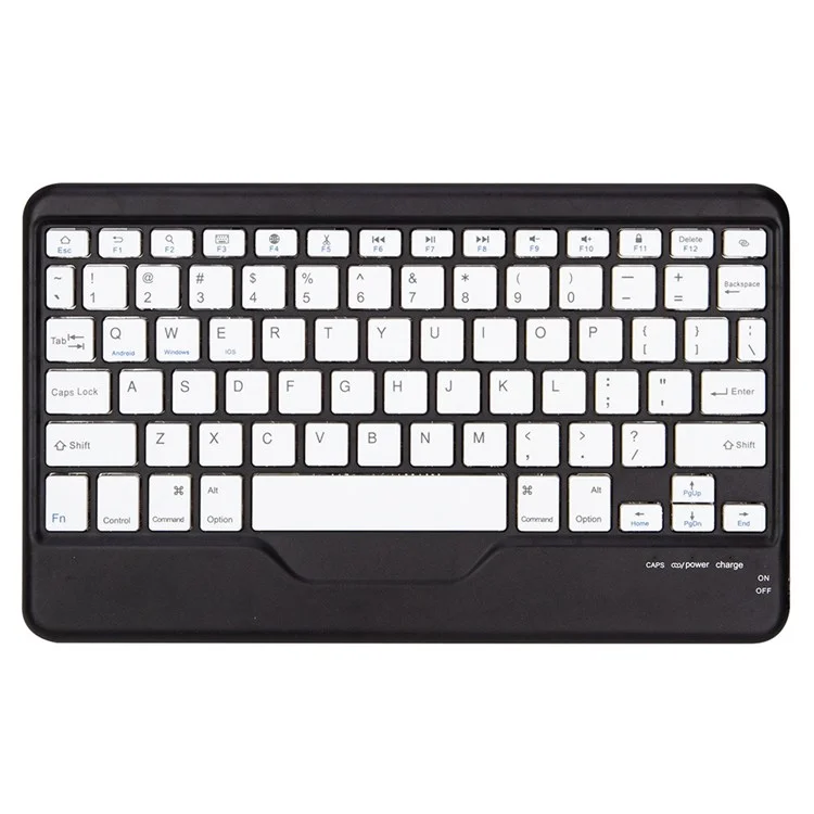 Z098B Pour Ipad Air (2022) / (2020) Conception de la Fente de Stylo Bluetooth Clavier Couvercle de Protection en Cuir + Hols de Support de Triangle de Boîtier Arrière Transparent - le Noir