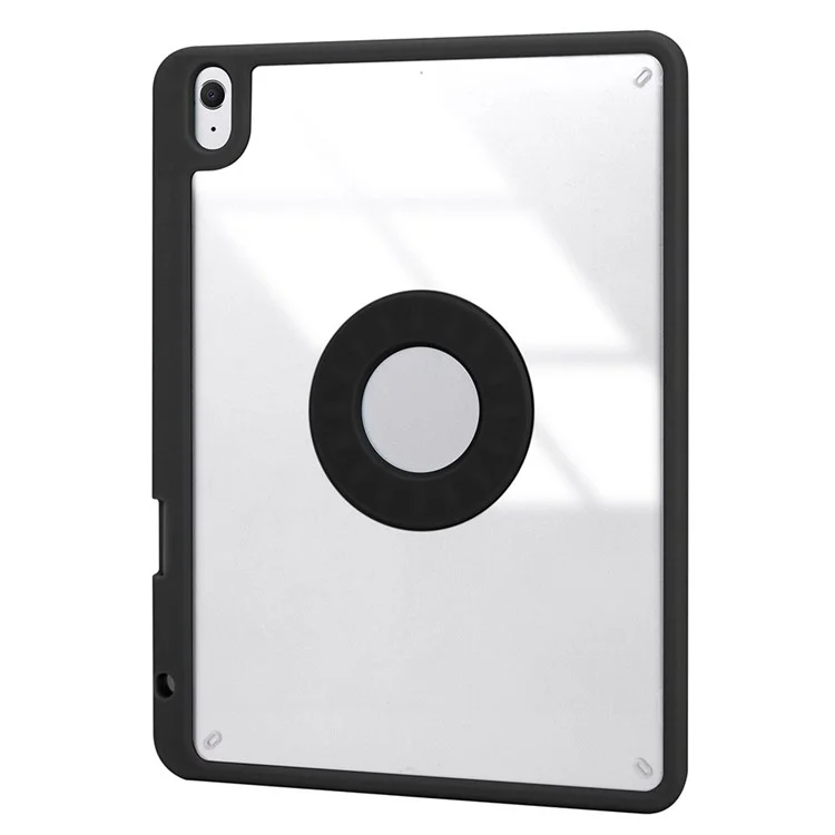 Étui clavier Bluetooth Z102B pour iPad 10,2" (2021) / (2020) / (2019) avec support pliant, en cuir et emplacement pour stylo - Noir