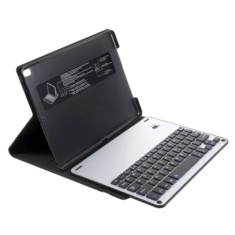 Detachable Leather Bluetooth Keyboard Case with Stand for iPad Pro 10.5-inch (2017) - Black