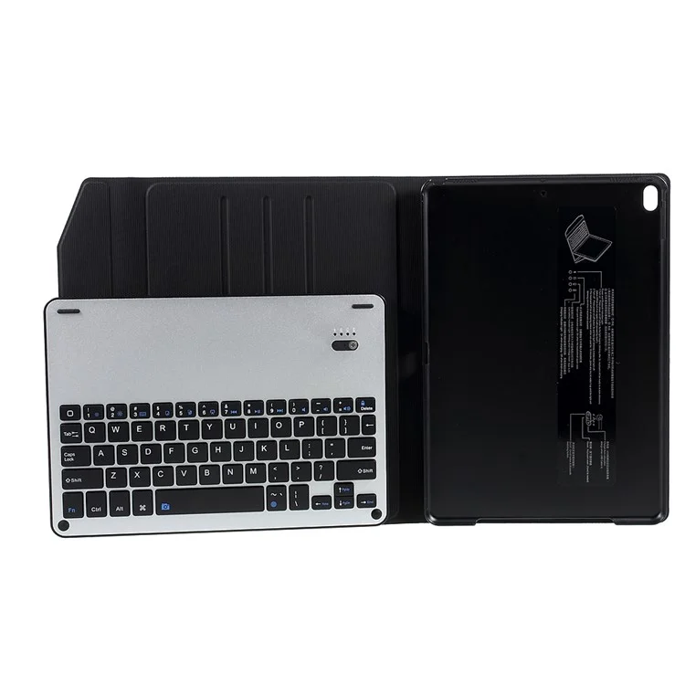 Detachable Leather Bluetooth Keyboard Case with Stand for iPad Pro 10.5-inch (2017) - Black