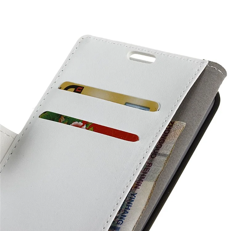 Pattern Printing Wallet Stand Leather Case for BQ Aquaris VS Plus - Sweet Owl Family