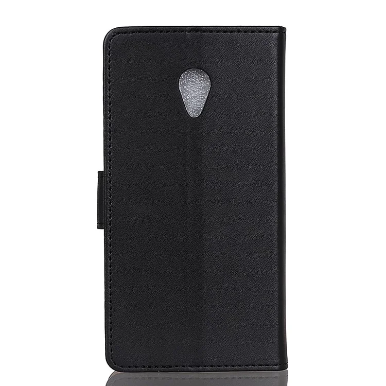 Folio Flip PU Leather Magnetic Wallet Case for Wiko Sunny 2 - Black