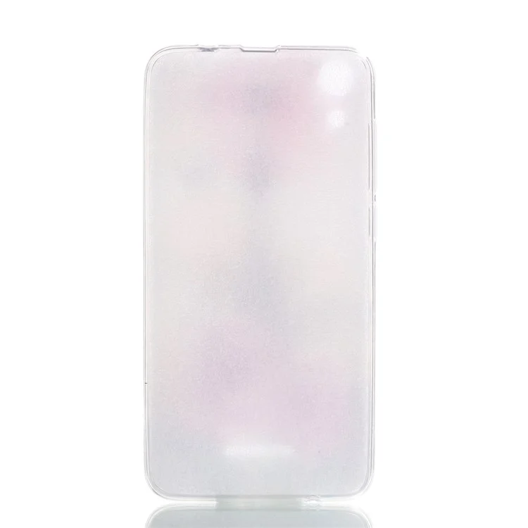 Ultra Thin Patterned Soft TPU Case for Wiko Lenny 4 - Rose and Eiffel Tower