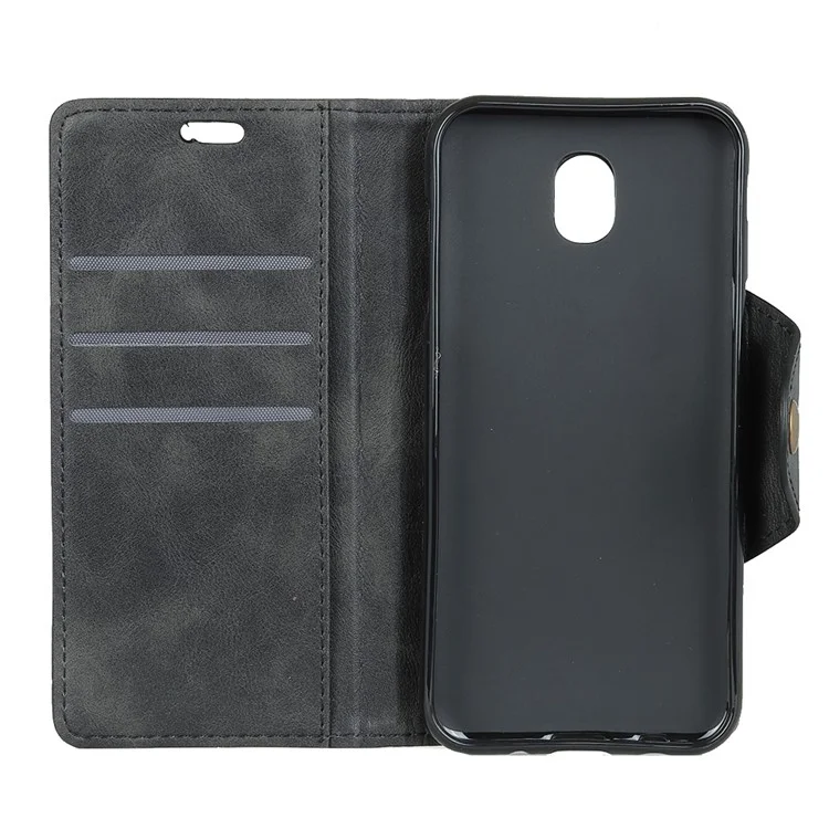 Wallet Leather Stand Case for Wiko Lenny 5 - Black