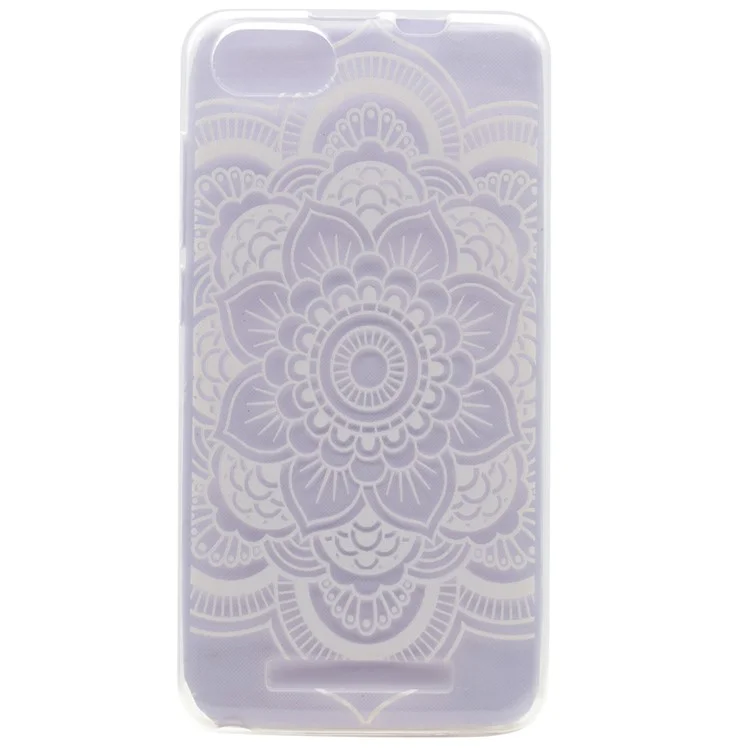 Pattern Printing TPU Case for Wiko Lenny 3 - Mandala Flowers