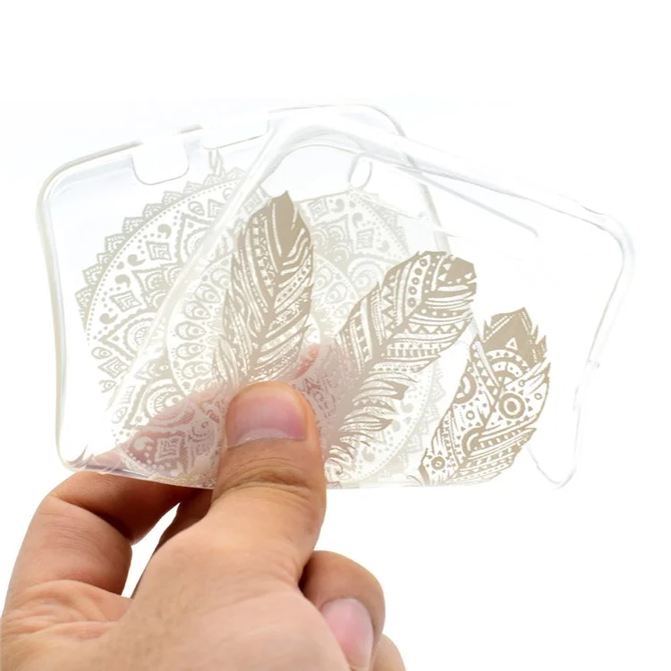 Pattern Printing TPU Case for Wiko Lenny 3 - Mandala Flowers