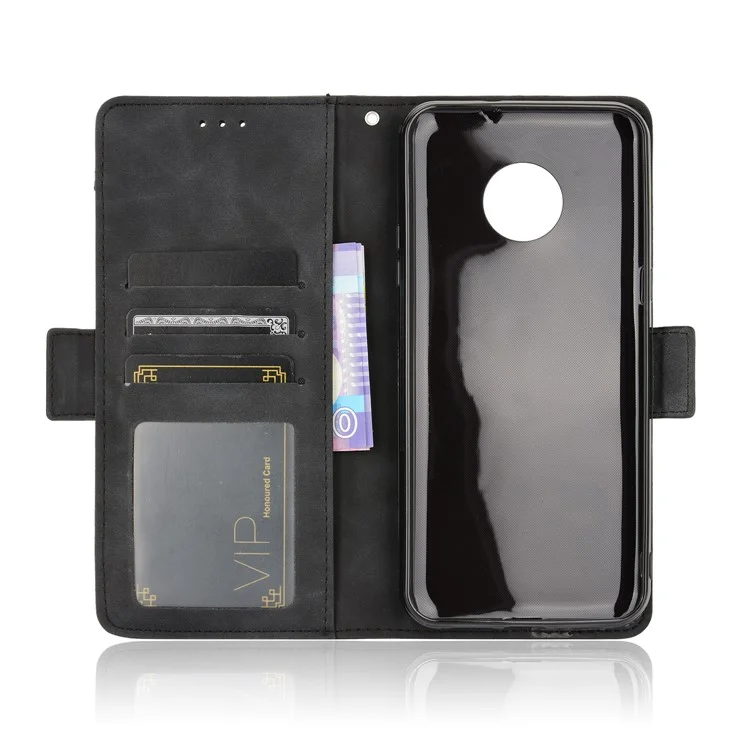 Funda Protectora de Cuero con Tapa y Soporte para Doogee X95 - Negro
