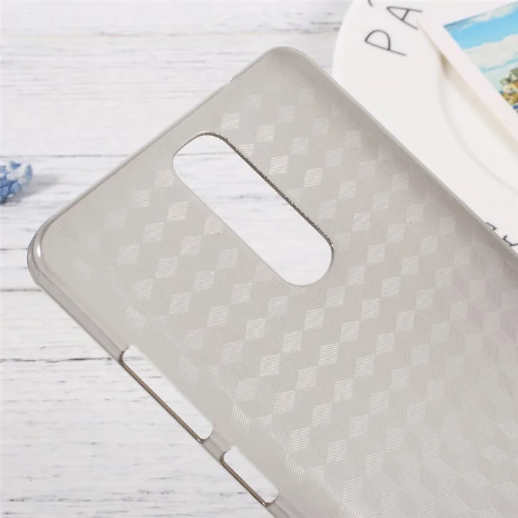 Geometric Pattern Hard PC Case for Doogee Y6 Max - Grey