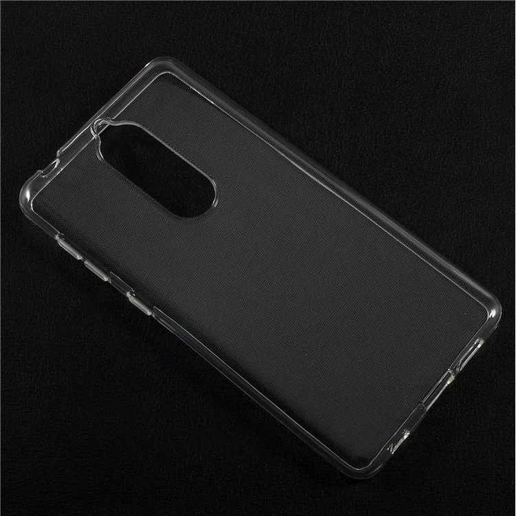 Transparent Soft TPU Mobile Phone Case for Nokia 7 with Non-slip Inner